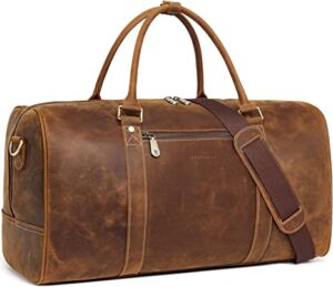 Best Leather Travel Duffle Bag 2023